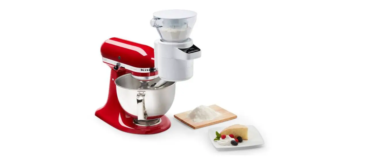 Kitchenaid 5ksmsftaa Sifter And Scale Mixer Attachment User Guide