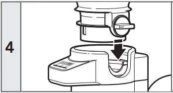 KitchenAid 5KSMSFTAA Sifter and Scale Mixer Attachment User Guide - To install the ingredient hopper