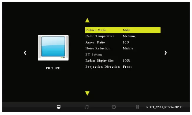 DARTWOOD Premium Portable Projector - Introduction to Parts 8