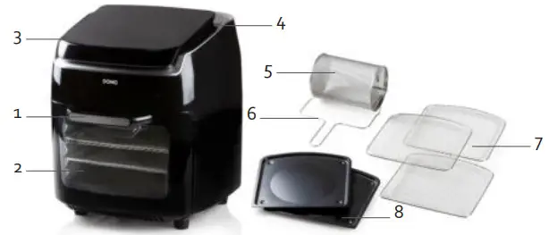 DOMO DO534FR Deep Deli Fryer - PARTS