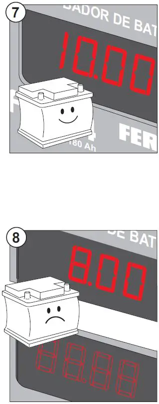 FERVE F-814 Battery and Alternator Tester Digital-11