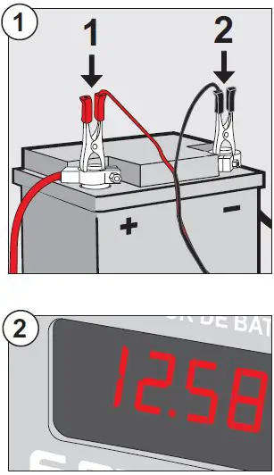 FERVE F-814 Battery and Alternator Tester Digital-3