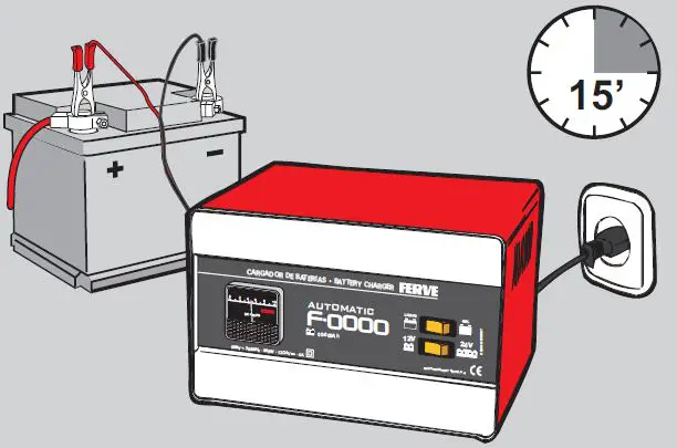 FERVE F-814 Battery and Alternator Tester Digital-8