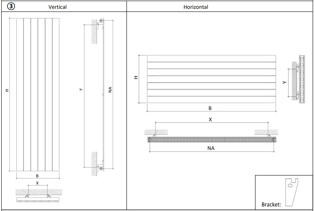 SCREWFIX 3543BTU Fortuna Designer Radiator - FIGURE 4