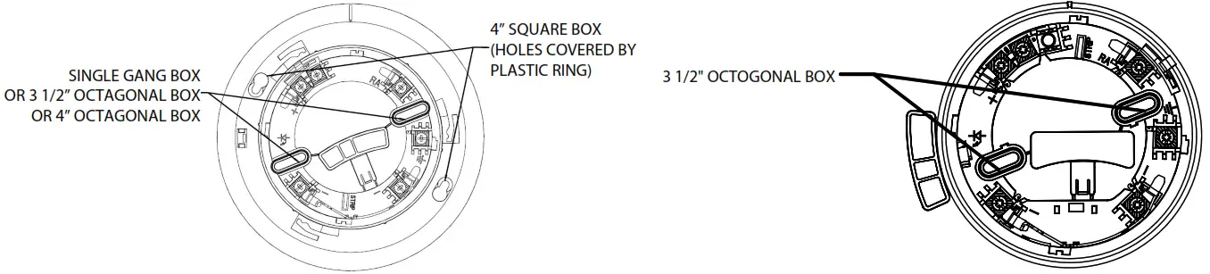 Mircom MIX-4001 Detector Base - Figure 1