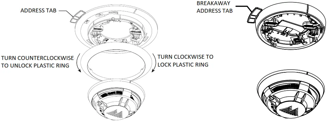 Mircom MIX-4001 Detector Base - Figure 2