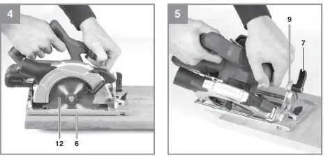 Einhell-TE-CS-18-150-Li-Li --Solo-Hand-Held-Circular-Saw-FIG3