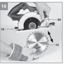 Einhell-TE-CS-18-150-Li-Li --Solo-Hand-Held-Circular-Saw-FIG9