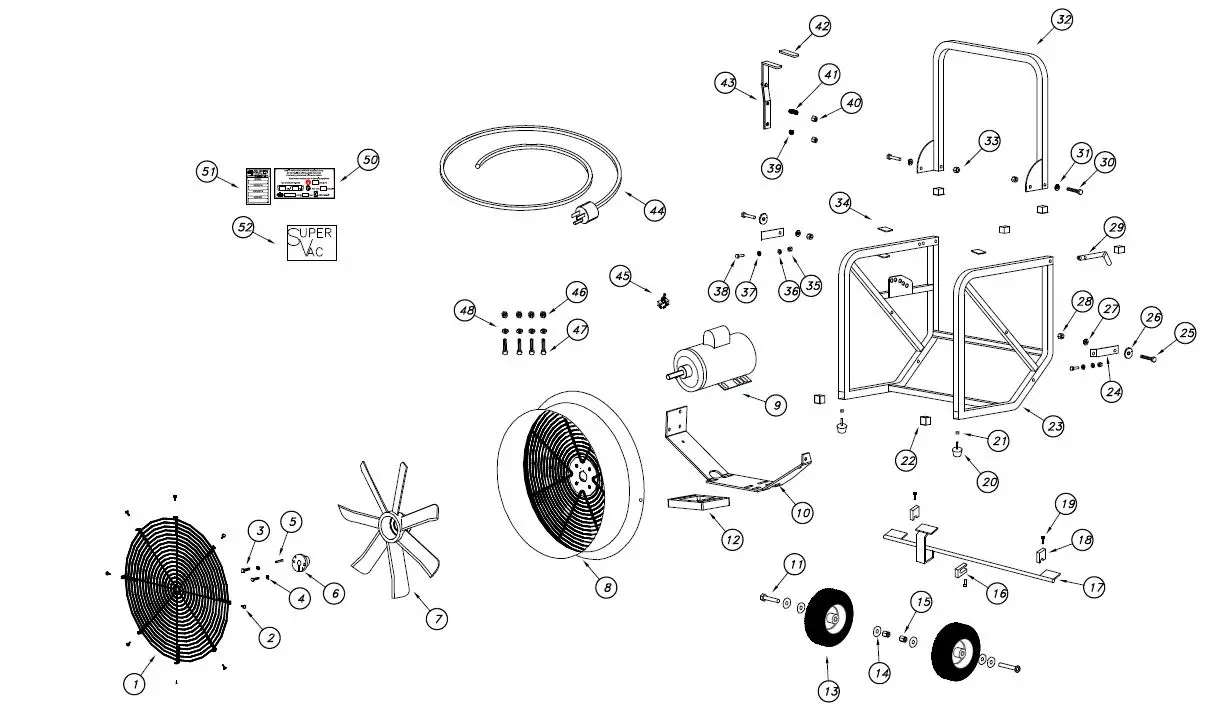 SUPER VAC 718-E2 Ventilation Fans-1