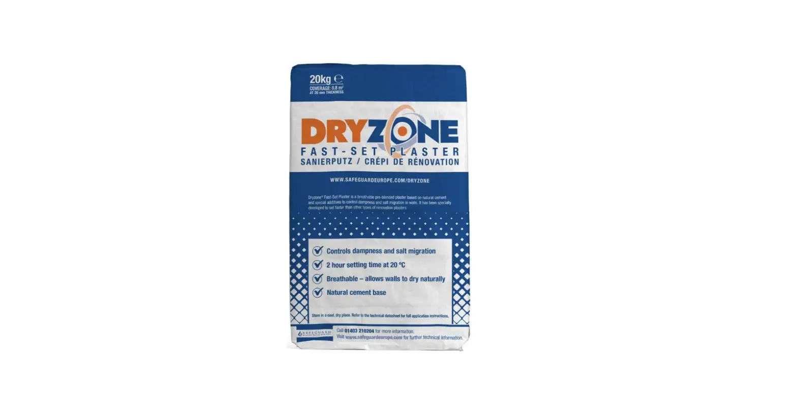 Dryzone Fast Set Plaster Instruction Manual