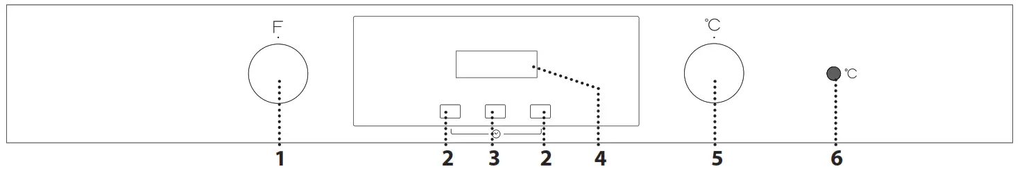 Whirlpool AKP 745 WH Built in Electric Oven - CONTROL PANEL