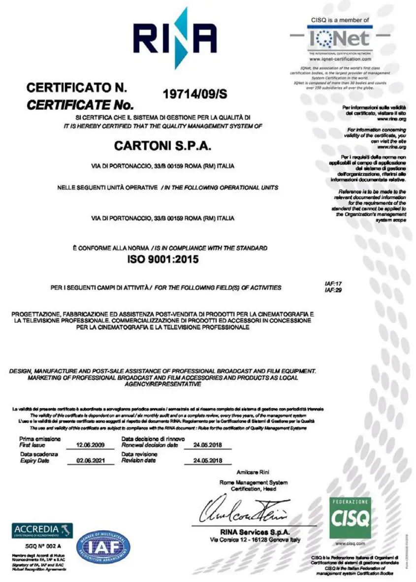 CARTONI UV CBoxer 7 Emergency Switch Lamp - fig 1