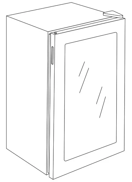 CROWNFUL CF BR01 3.2 Cuft Beverage Cooler - qr4