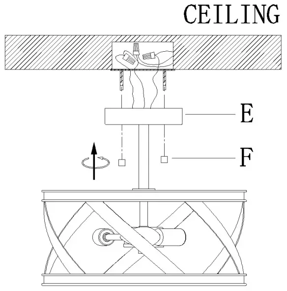 LNC BVQEQJLWS66C3N8 Diana 3-Light 13-in Brushed Black LED Semi-Flush Mount Light - fig 8