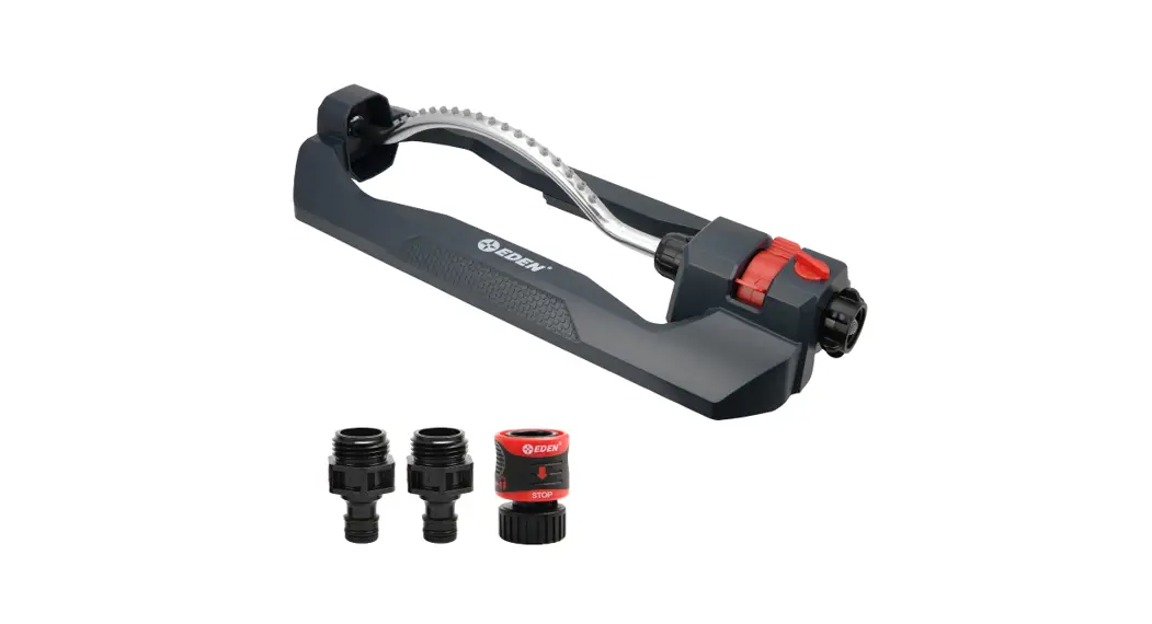 Eden 94106edamz Premium 2-way Oscillating Lawn Sprinkler With Quick Connector Starter Set Instruction Manual
