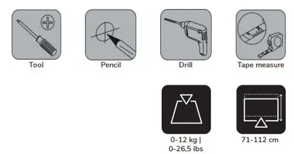 Neomounts BEAMER-C350BLACK - 1