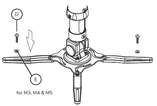 Neomounts BEAMER-C350BLACK - STEP 2