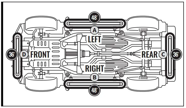 OPT7 LIGHTING AURA PRO Truck Underbody Lighting Kits - Figure 1