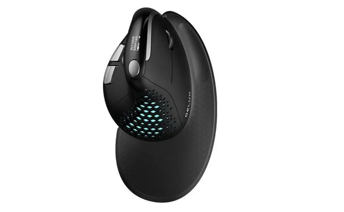 Delux N618xsd Rechargeable Rgb Vertical Mouse User Manual