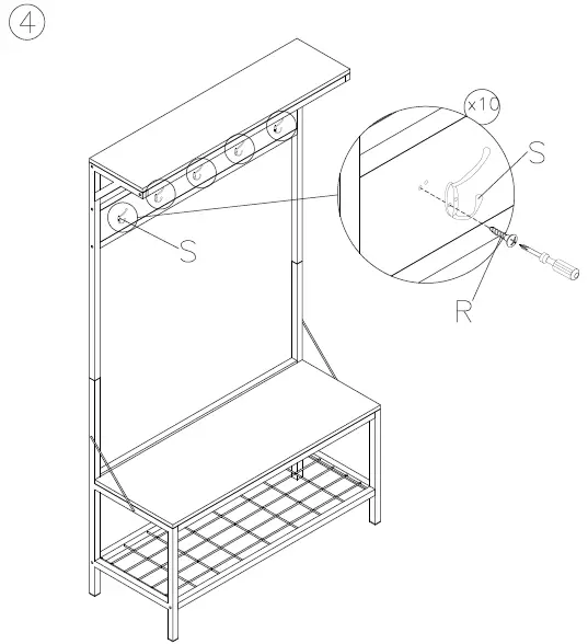 ASHLEY-ZH141228-Bevinfield-Hall-Tree-with-Storage-Bench-fig- (5)