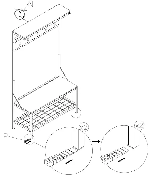 ASHLEY-ZH141228-Bevinfield-Hall-Tree-with-Storage-Bench-fig- (6)