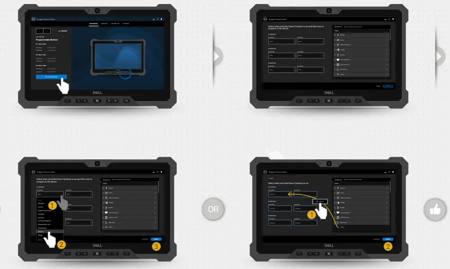 Customizing using RCC-Programming a button from dashboard