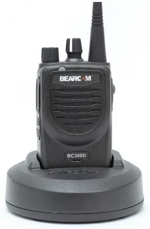 BEARCOM BC300D Portable Radio - Charging the Battery