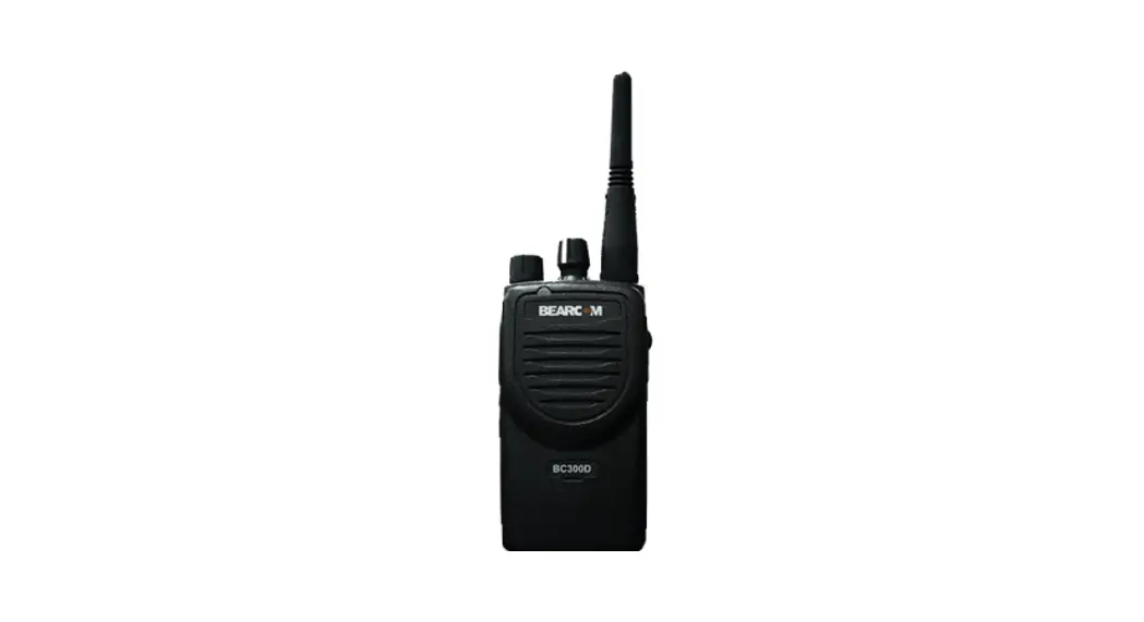 Bearcom Bc300d Portable Radio User Guide