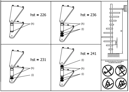 Step height changing