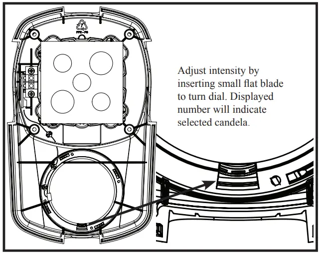 POTTER FEP SEP SERIES Colored Lens Expander Plate Strobe - Candela Selection
