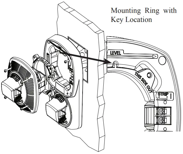 POTTER FEP SEP SERIES Colored Lens Expander Plate Strobe - Flush Mount