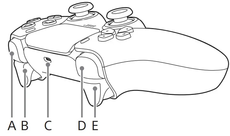 SONY CFI-ZCT1W DualSense Wireless Controller - top