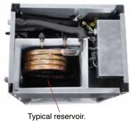 ADVANTAGE M1 Series Portable Water Chillers - Typical reservoir