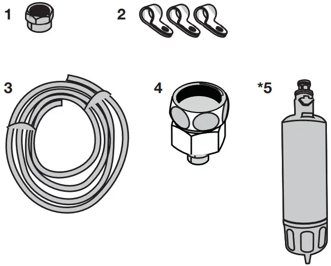beko GN162330XBRN Refrigerator - Water connection