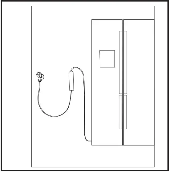 beko GN162330XBRN Refrigerator - Water line