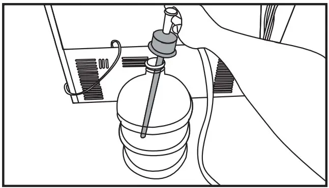 beko GN162330XBRN Refrigerator - pump hose inside