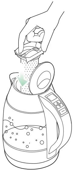 CHEFMAN RJ11-17-TCTI-V2 1.8 Digital Precision Electric Kettle with Tea Infuser-fig2