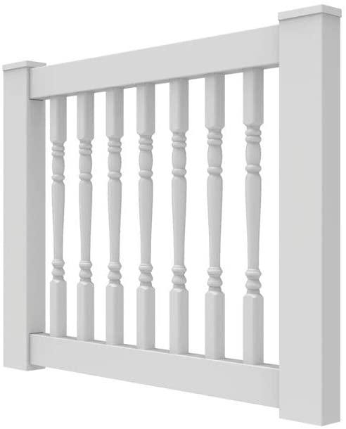 Barrette B087QRTVXC Outdoor Living 73030537 T 42 Inch Vinyl Rail Gate Kit
