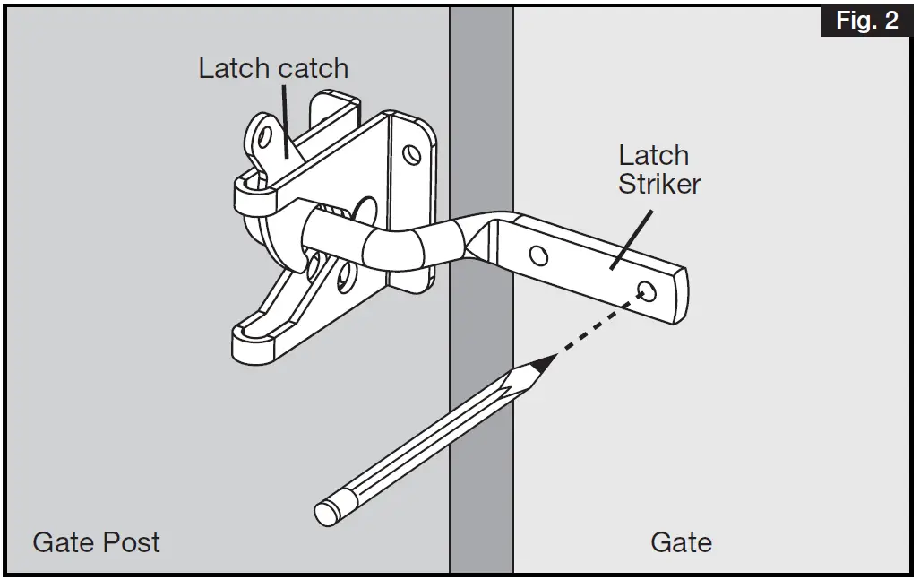Barrettee B087QRTVXC Outdoor Living 73030537 T 42 Inch Vinyl Rail Gate Kit fig 2