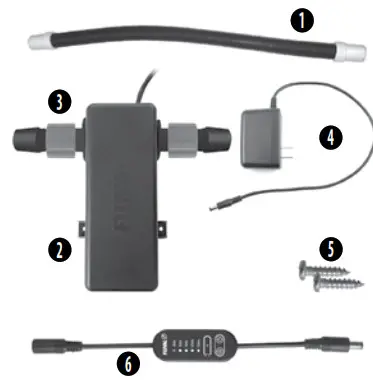 FLUVAL A203 UVC In-line Clarifier - WHAT’S INCLUDED