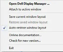 DELL S2721DGFA 27 Inch 4K LED Gaming Monitor- Auto-restore window layout
