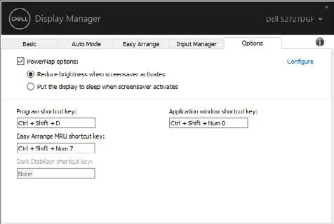DELL S2721DGFA 27 Inch 4K LED Gaming Monitor- Conservation Features