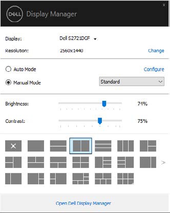 DELL S2721DGFA 27 Inch 4K LED Gaming Monitor- Display Manager’s