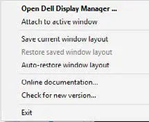 DELL S2721DGFA 27 Inch 4K LED Gaming Monitor- Restoring Application Positions