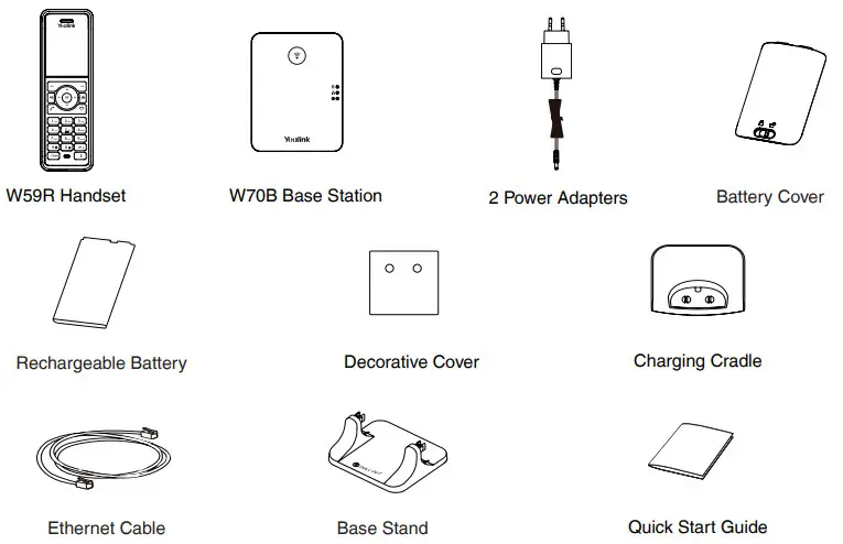 Yealink W79P DECT IP Phone-Contents