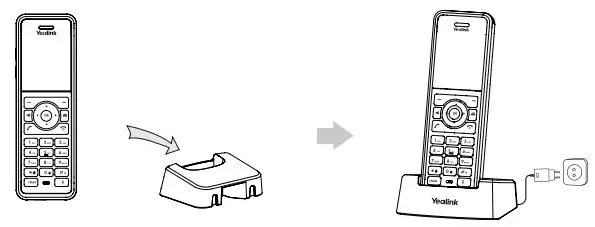 Yealink W79P DECT IP Phone-cradle