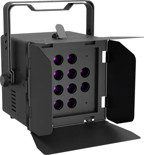 blizzard UVONIX Blackstar 120W UV LED Blacklight + Barndoors