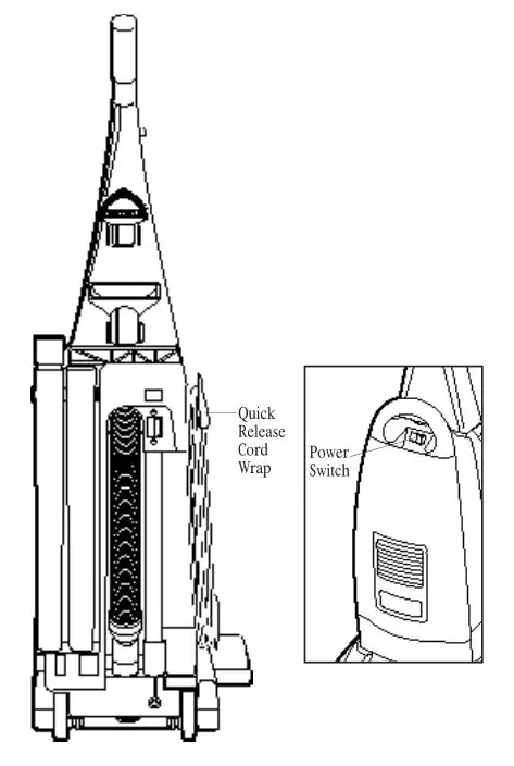 Bissell Model 3554 Lift-Off Upright Vacuum - How to use