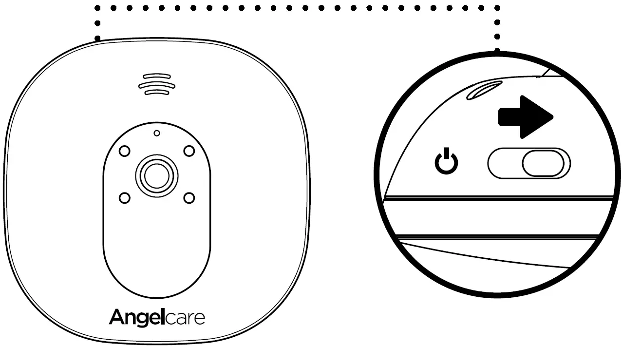 TURNING ON YOUR MONITOR NURSERY UNIT