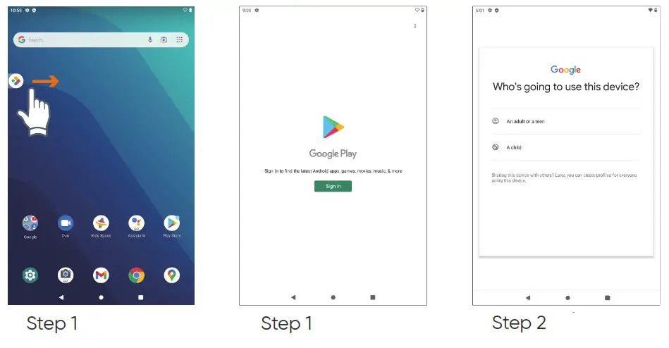 onn WM836P 8 Inch Tablet- Entertainment Space